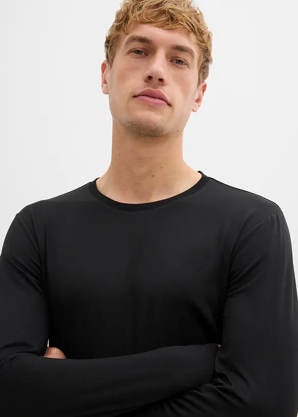 Thermoshirt met lange mouwen, slim fit (set van 2), bonprix