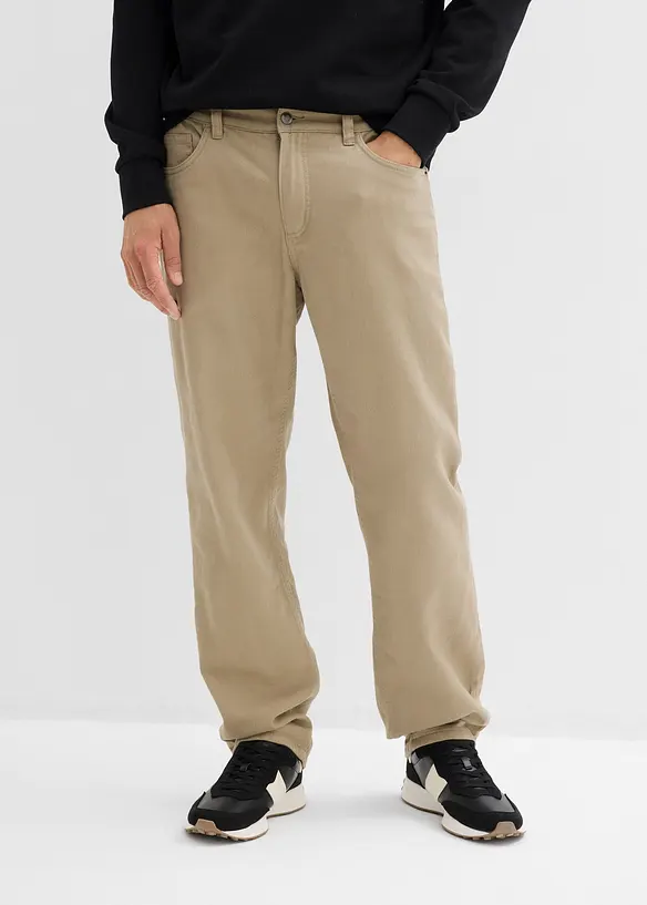 Relaxed fit thermobroek met comfortabele tailleband, straight, bonprix