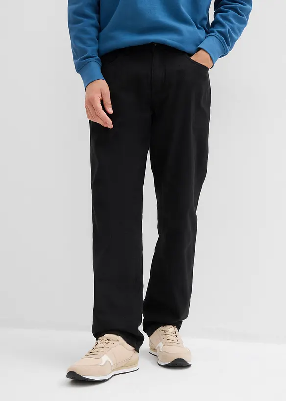 Relaxed fit thermobroek met comfortabele tailleband, straight, bonprix