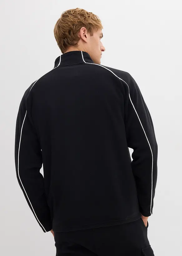 Warmende fleece vest met sportieve details, bonprix