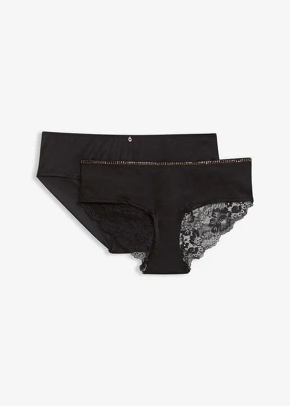 Hipster van fijn kant (set van 2), bonprix