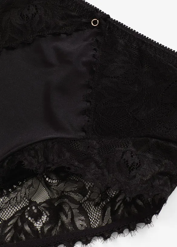 Tailleslip met glanzend materiaal, bonprix