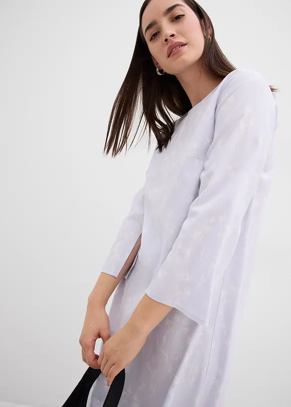 Gebloemde midi jurk van viscose, bonprix