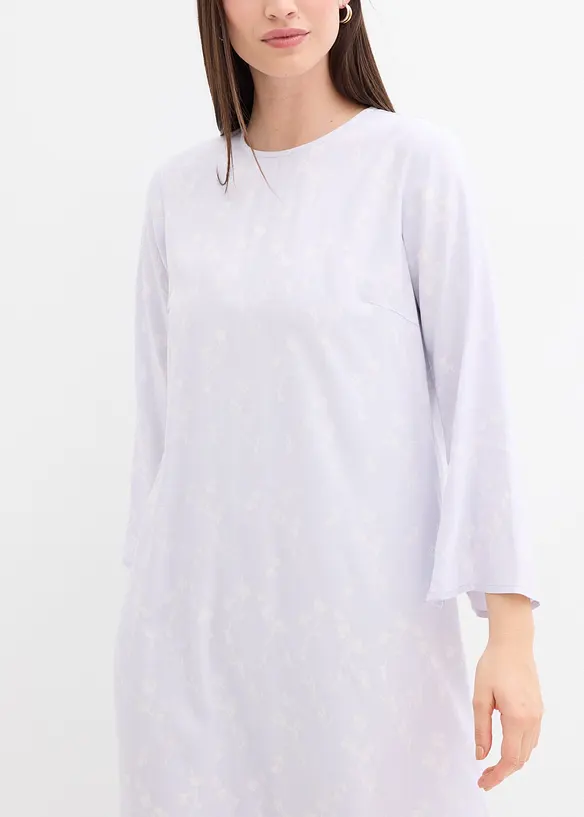 Gebloemde midi jurk van viscose, bonprix