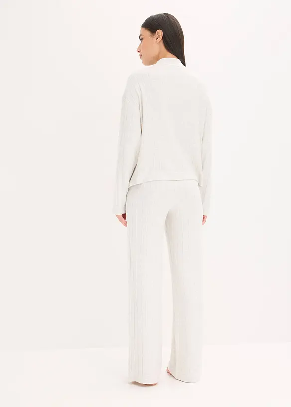 Oversized huispak van zacht ribmateriaal, bonprix