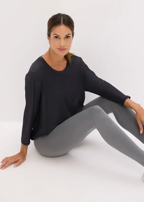 Ultrasoft outdoor shirt met ¾ mouwen, sneldrogend, bonprix
