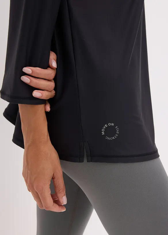 Ultrasoft outdoor shirt met ¾ mouwen, sneldrogend, bonprix