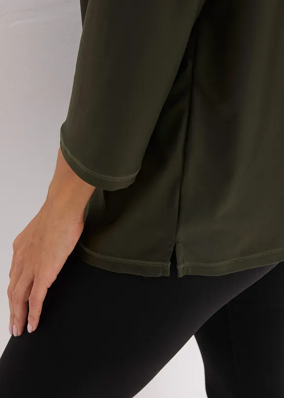 Ultrasoft outdoor shirt met ¾ mouwen, sneldrogend, bonprix