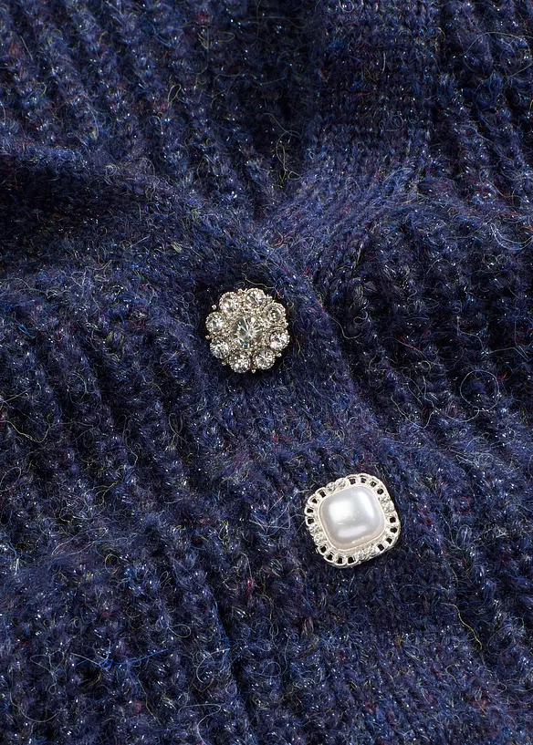 Mouwloos vest met decoratieve knopen, bonprix