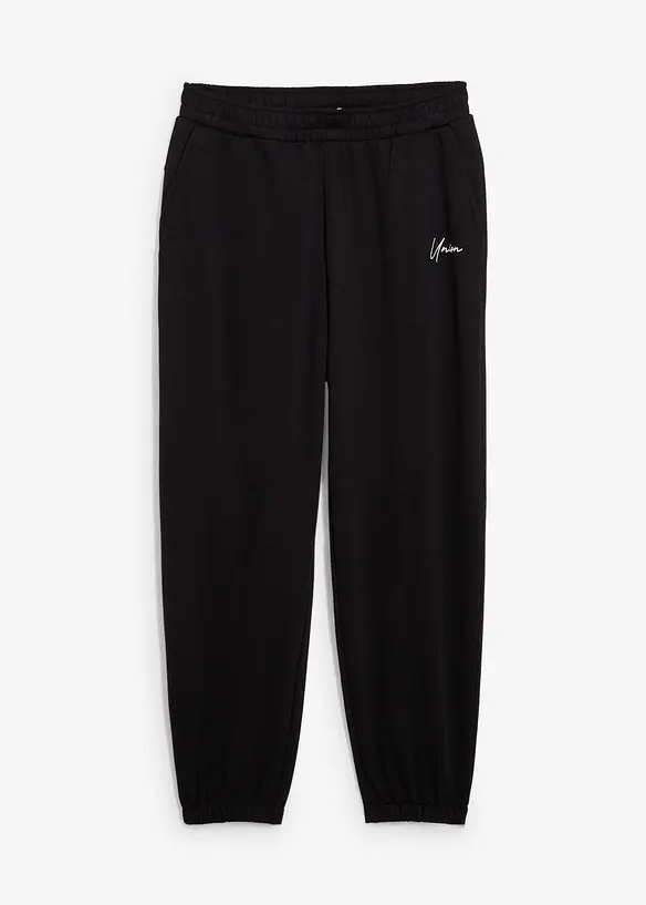 Joggingbroek van puur katoen, loose fit, bonprix