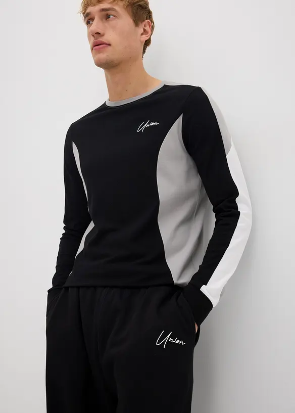 Joggingbroek van puur katoen, loose fit, bonprix