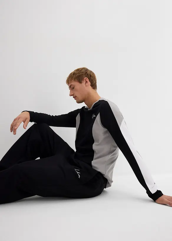 Joggingbroek van puur katoen, loose fit, bonprix