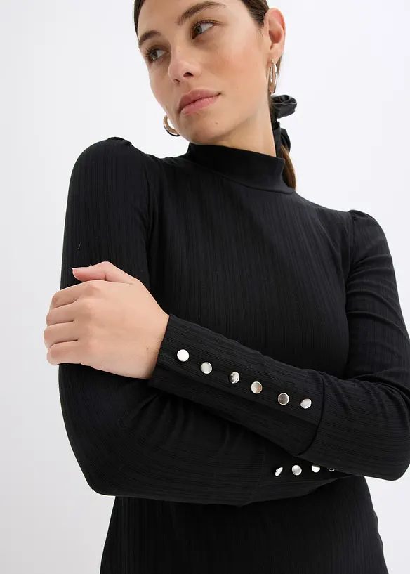 Jersey jurk in een viscosemix, bonprix