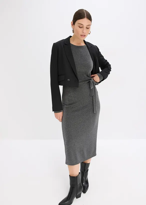 Jersey jurk in een viscosemix, bonprix