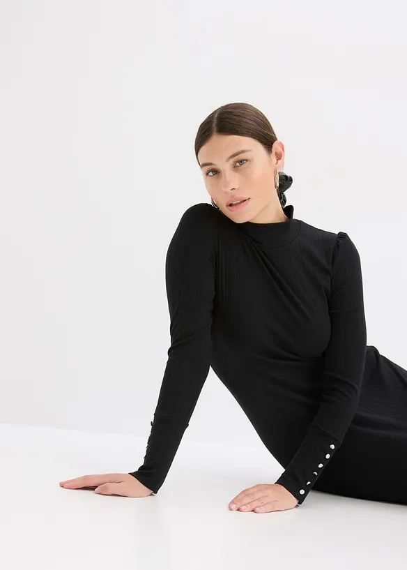 Jersey jurk in een viscosemix, bonprix