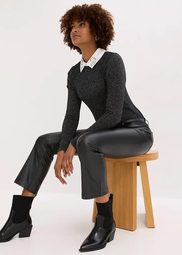 Longsleeve in een katoenmix, bonprix