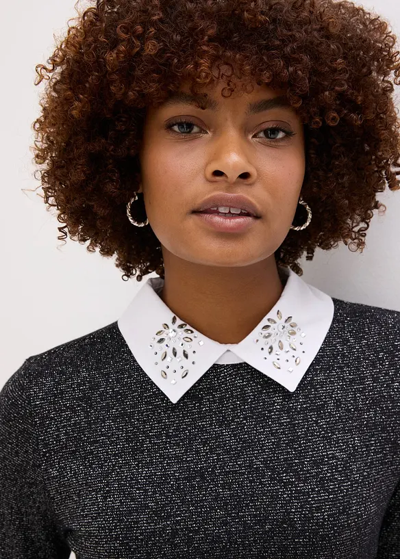 Longsleeve in een katoenmix, bonprix