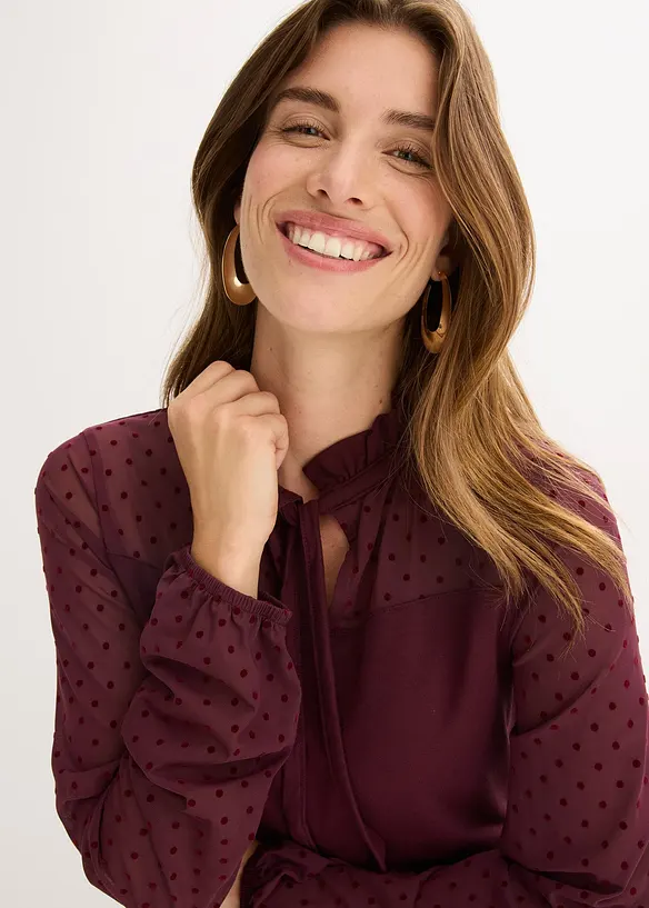 Longsleeve in een viscosemix, bonprix
