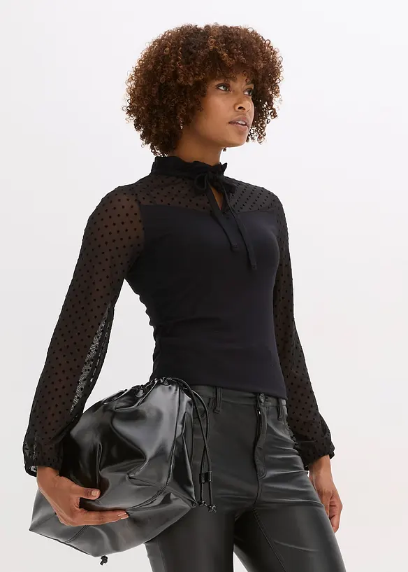 Longsleeve in een viscosemix, bonprix