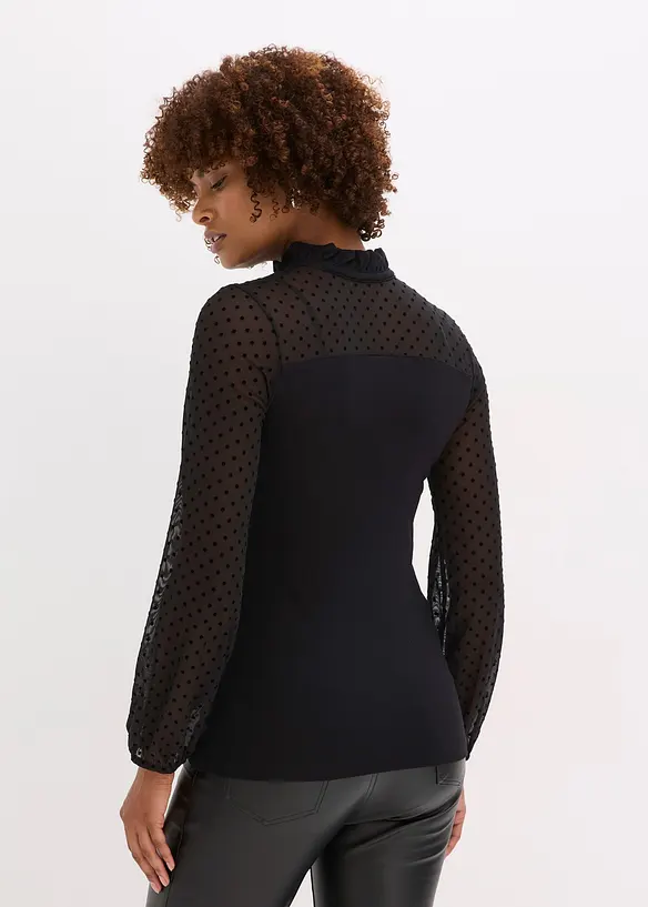 Longsleeve in een viscosemix, bonprix