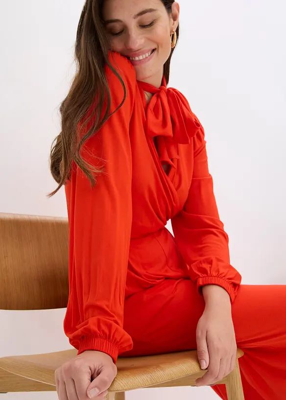 Jersey jumpsuit van soepele viscose, bonprix