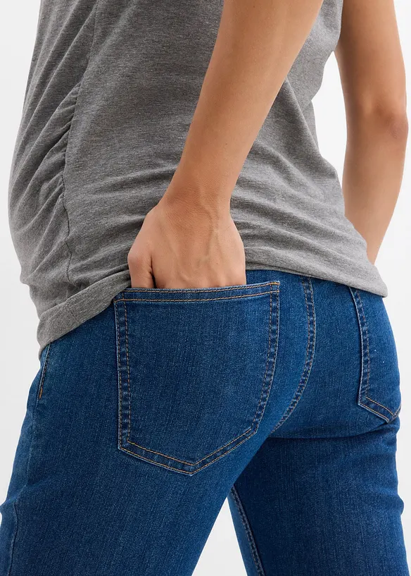 Zwangerschapsjeans met bilogisch katoen, skinny, bonprix