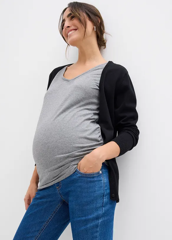 Zwangerschapsjeans met bilogisch katoen, skinny, bonprix