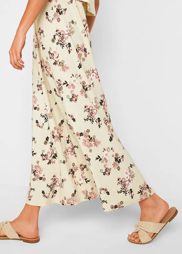 Maxi shirtjurk in layerlook van viscose, bonprix