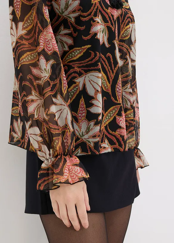 Shirt tuniek van zacht mesh, bonprix
