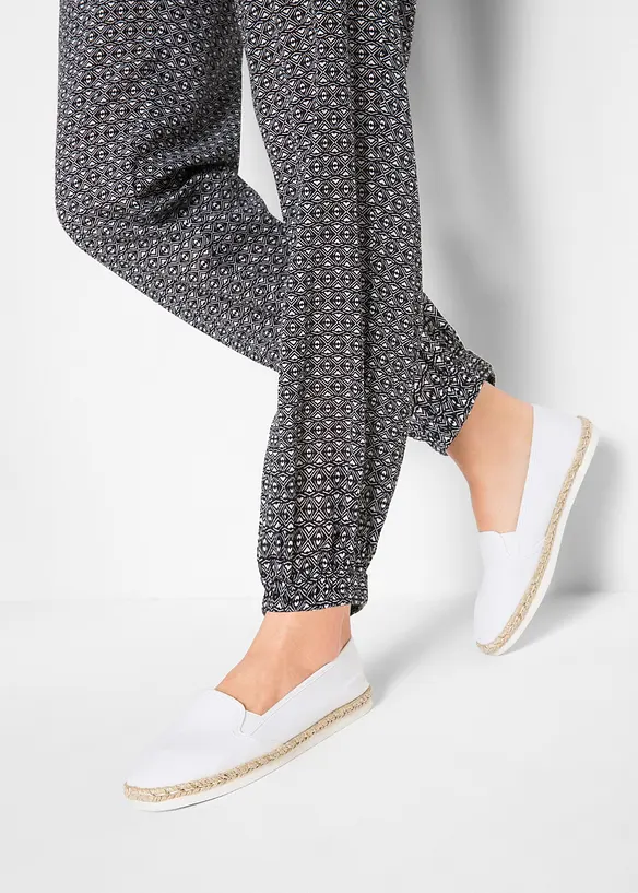 Harembroek van crinkle stof, bonprix