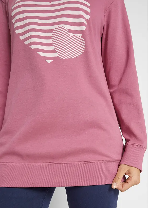 Katoenen longsleeve met print, bonprix