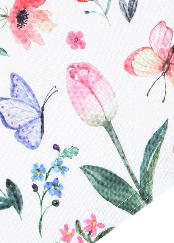 Placemats met bloemenprint (set van 4), bonprix