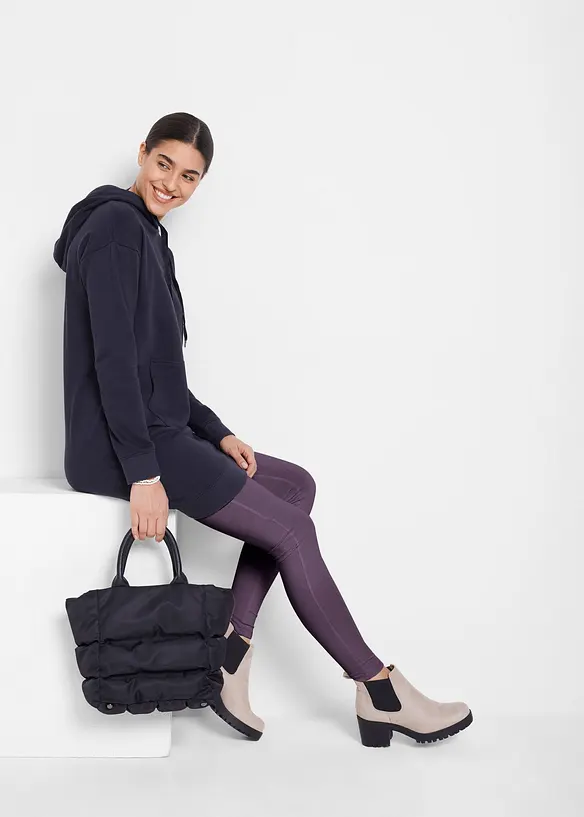 Stretch legging met biologisch katoen (set van 2), bonprix