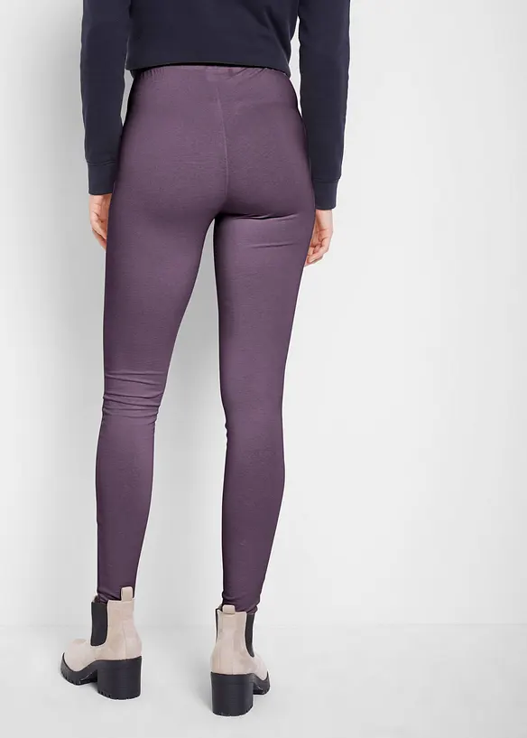 Stretch legging met biologisch katoen (set van 2), bonprix
