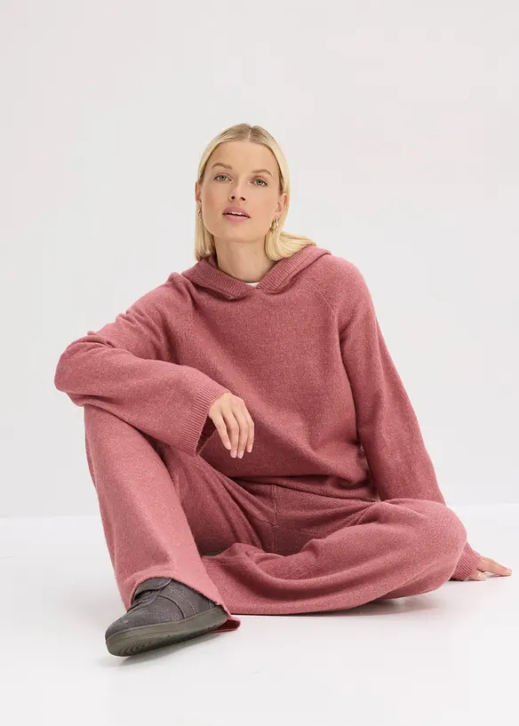 Gebreide hoodie, bonprix