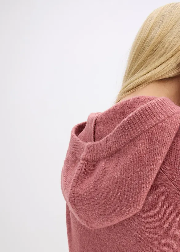 Gebreide hoodie, bonprix