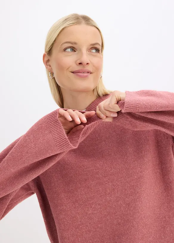 Gebreide hoodie, bonprix