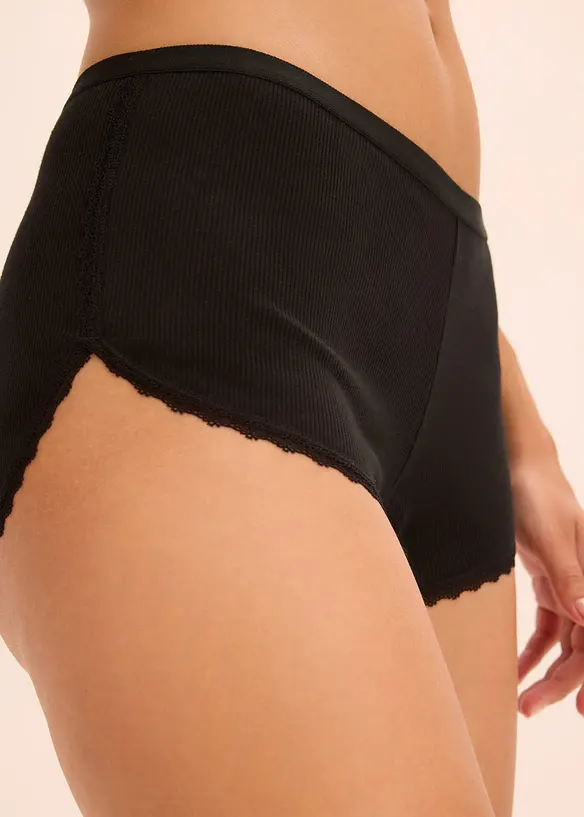 Dames boxer met katoen (set van 3), bonprix