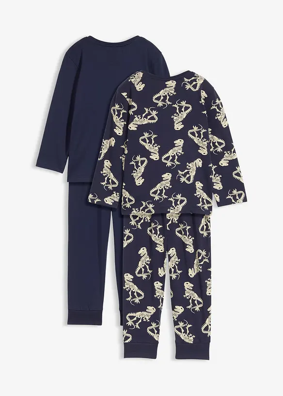 Pyjama van zacht katoen (4-dlg. set), bonprix