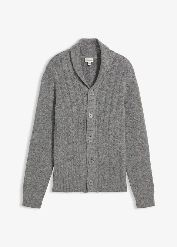 Vest met geribd patroon, bonprix