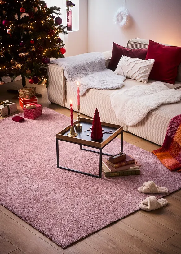 Wasbaar vloerkleed met zachte pool, bonprix