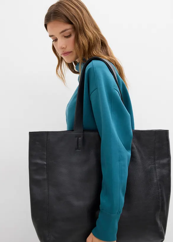 Oversized sweater van zachte scuba, bonprix