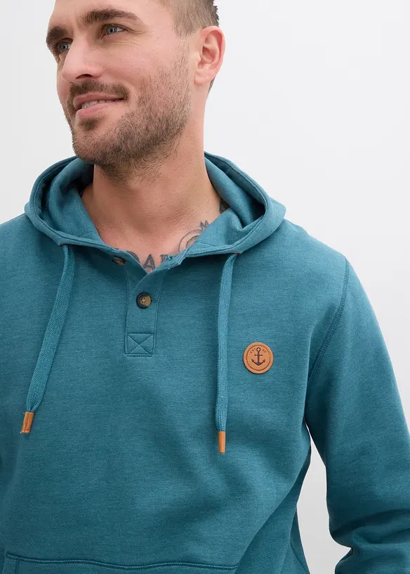 Hoodie, binnenin zacht geruwd, bonprix
