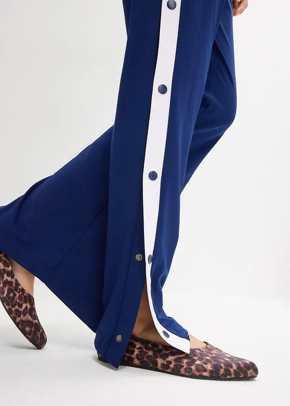 Sneldrogende joggingbroek met drukknopen, bonprix