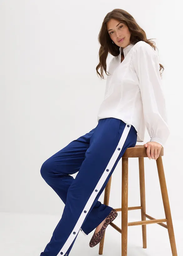 Sneldrogende joggingbroek met drukknopen, bonprix