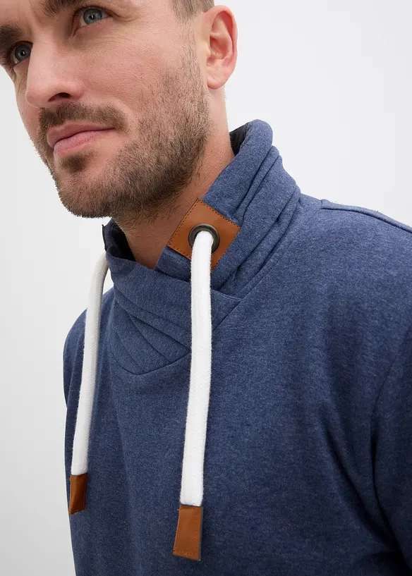 Sweater met sjaalkraag, bonprix