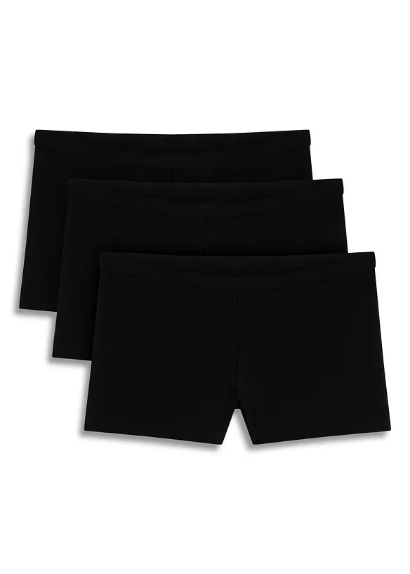 Dames boxer met biologisch katoen (set van 3), bonprix