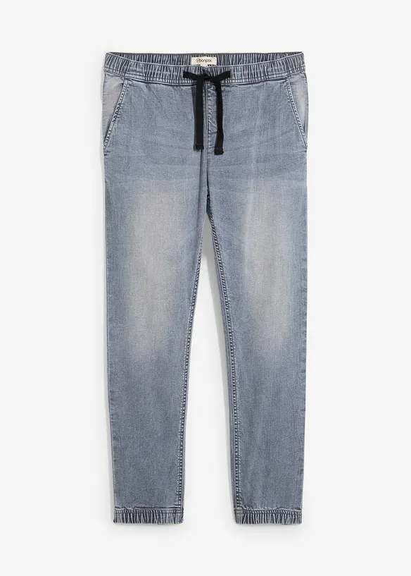 Regular fit stretch instapjeans, tapered, bonprix
