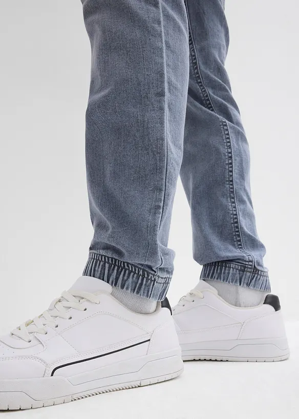 Regular fit stretch instapjeans, tapered, bonprix