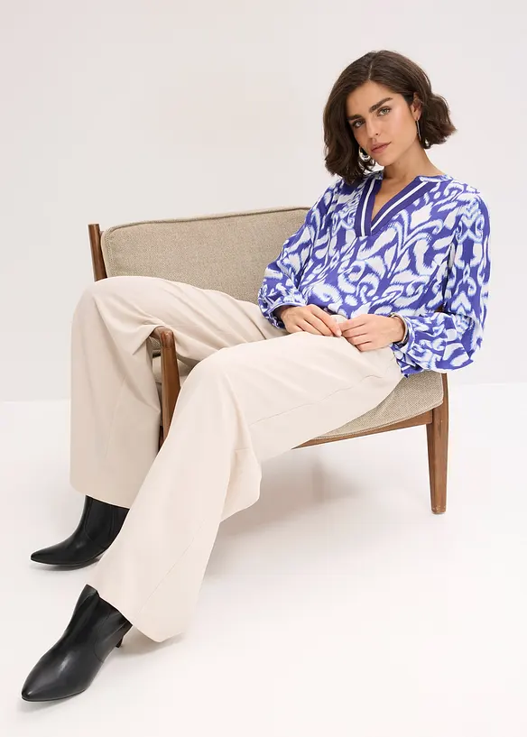 Tuniekblouse van soepele viscose, bonprix